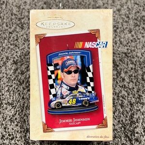 Hallmark Jimmie Johnson Keepsake Ornament NASCAR 2003 Christmas Holiday With Box